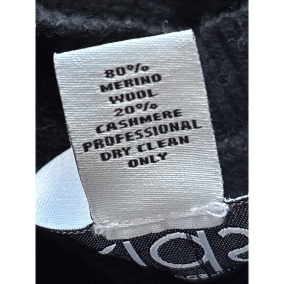 Autumn Cashmere Girls Pullover Sweater Black blue Hearts print sz 12 New - Picture 10 of 10